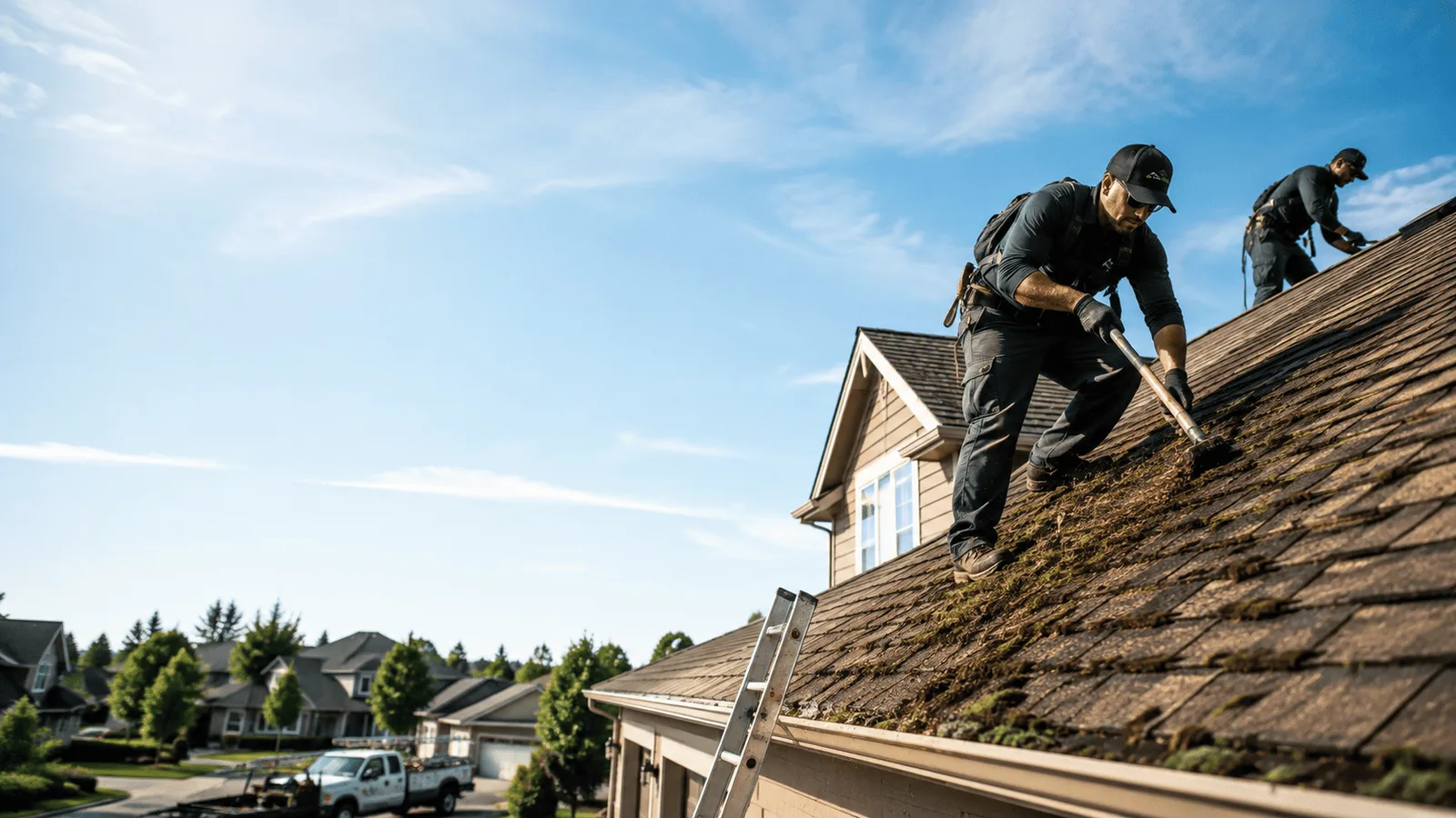 Roof Moss Removal in Enid, MS near me